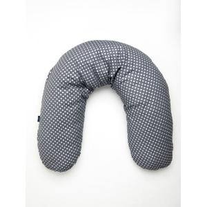 Univerzális szoptatós párna Minky Womar szürkés - ezüst